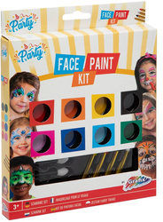 Farby Do Malowania Twarzy Ciała Makijażu Halloween Zmywalne Farbki Zestaw