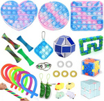 ZESTAW ZABAWEK ANTYSTRESOWYCH FIDGET TOYS POP IT 