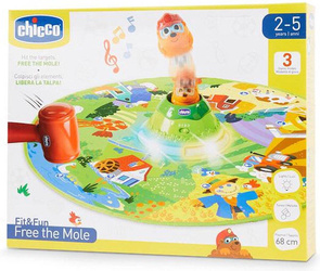 CHICCO Interaktywna mata uwolnij Krecika dźwięki 