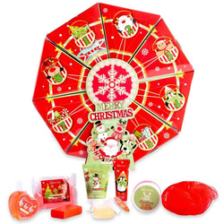 ZESTAW PREZENTOWY KOSMETYKI PREZENT ŚWIĄTECZNY CIAŁA KĄPIELI KALENDARZ KOŁO