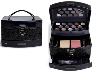 IDC KUFER KUFEREK DO MAKIJAŻU NASTOLATKI KOBIET CIENIE BŁYSZCZYKI MAGIC