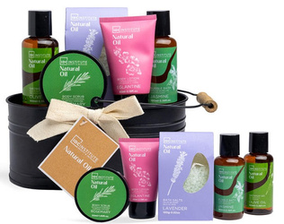 IDC ZESTAW PREZENTOWY KOSMETYKI DO KĄPIELI I CIAŁA SPA ZESTAW NATURAL OIL
