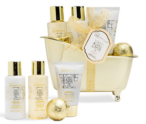 ZESTAW PREZENTOWY KOSMETYKÓW PREZENT NA ŚWIĘTA DO CIAŁA I KĄPIELI SPA 