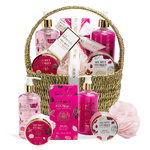 IDC DUŻY ZESTAW KOSMETYKÓW PREZENTOWY ŚWIĄTECZNY PREZENT KOSZ CIAŁA KĄPIELI