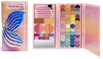 MARTINELIA SYRENKA PALETA DO MAKIJAŻU DLA DZIECI CIENIE PĘDZLE XXL