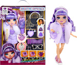 RAINBOW HIGH CREATIVE CRYSTALS LALKA VIOLET + AKCESORIA 