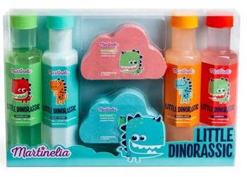 MARTINELIA DUŻY ZESTAW DO KĄPIELI DINOZAURY DZIECI