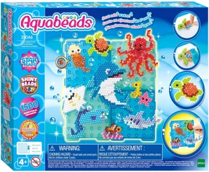 AQUABEADS OCEANARIUM ZE ZWIERZĄTKAMI RYBKI 1500 KORALIKI ZESTAW KREATYWNY