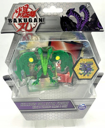 BAKUGAN FIGURKA KOLEKCJONERSKA NILLIOUS ZIELONY + 2 Karty SPIN MASTER