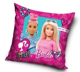 BARBIE BARBI GIRL SMIL PODUSZKA JASKEK 40x40 + WKŁAD