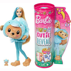 BARBIE CUTIE REVEAL LALKA W PRZEBRANIU MISIA DELFINA ZWIERZĄTKO MŚ