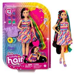 BARBIE LALKA TOTALLY HAIR FRYZURA DODATKI HCM90