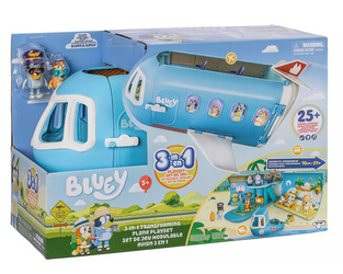 BLUEY BNGO ZESTAW TRANSFORMUJĄCY SAMOLOT 3W1 FIGURKI