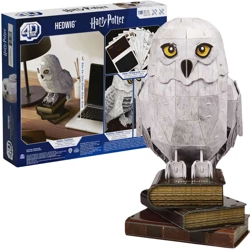 HARRY POTTER HEDWIGA SOWA MODEL FIGURKA PUZZLE 3D DO ZŁOŻENIA 4D BUILD