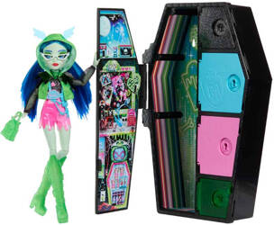 LALKA MONSTER HIGH Ghoulia Yelps Straszysekrety Neonowa HNF81