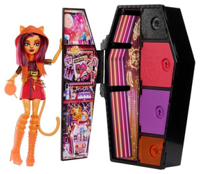 LALKA MONSTER HIGH STRASZYSEKRETY Toralei Stripe SERIA NEONOWA