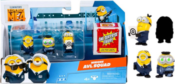 MINIONKI ZESTAW FIGUREK FIGURKI KOLEKCJONERSKIE AVL 4 sztuki