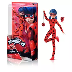 MIRACULUM LALKA BIEDRONKA I CZARNY KOT LADYBUG FIGURKA MIRACULOUS KWAMI