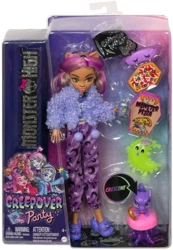 Monster High Piżama Party Lalka Clawdeen Wolf HKY67 AKCESORIA