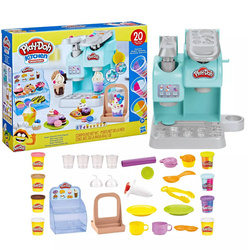 PLAY-DOH CIASTOLINA KOLOROWA KAWIARNIA DUŻY ZESTAW LODY MASZYNA F5836