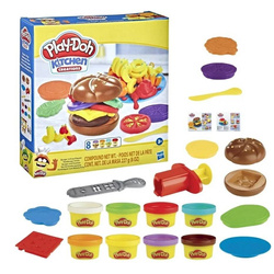 PLAY-DOH CIASTOLINA ZESTAW BURGER I FRYTKI 8 TUB, AKCESORIA