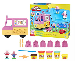 PLAY-DOH ŚWINKA PEPPA SAMOCHÓD LODAMI LODZIARNIA FIGURKI CIASTOLINA F3597 