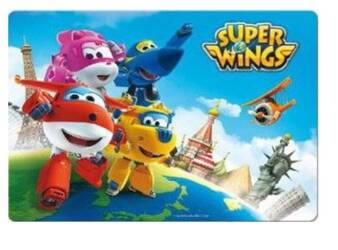 PODKŁADKA 3D ŚNIADANIOWA SUPER WINGS SAMOLOTY MATA