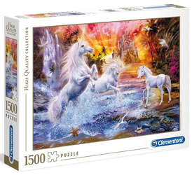 PUZZLE CLEMENTONI JEDNOROŻEC 1500 el. Wild Unicorns 31805