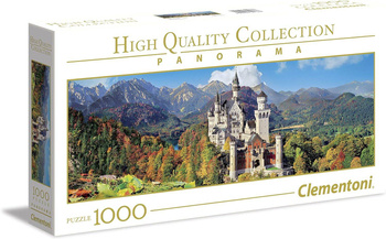 PUZZLE ZAMEK PANORAMA 1000 ELEM Neuschwanstein 39438 