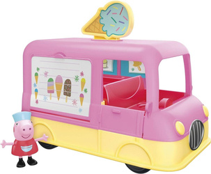 ŚWINKA PEPPA AUTO VAN Z LODAMI FIGURKI