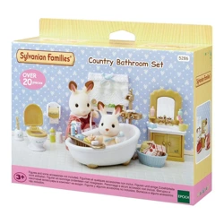 SYLVANIAN FAMILIES ŁAZIENKA W STYLU WIEJSKIM WANNA TOALETA ZESTAW