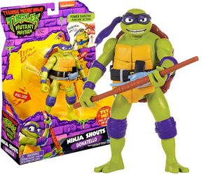 WOJOWNICZE ŻÓŁWIE NINJA Figurka DŹWIĘK Donatello