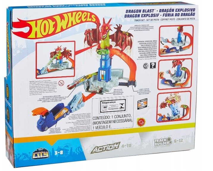 Pista Fúria do Dragão Hot Wheels