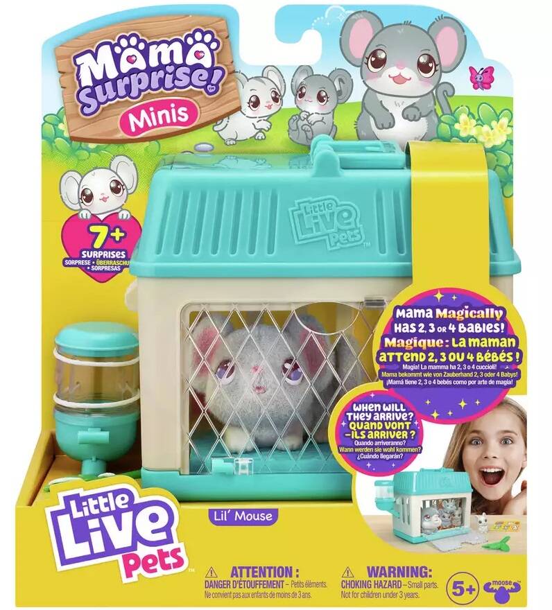 Mama Surprise! Mini - Myszki - Zabawki Little Live Pets: interaktywne  zabawki dla dzieci - Sklep z zabawkami